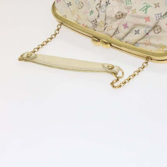 LOUIS VUITTON Monogram Multicolor Omoniere Hand Bag White - Picture 7 of 16